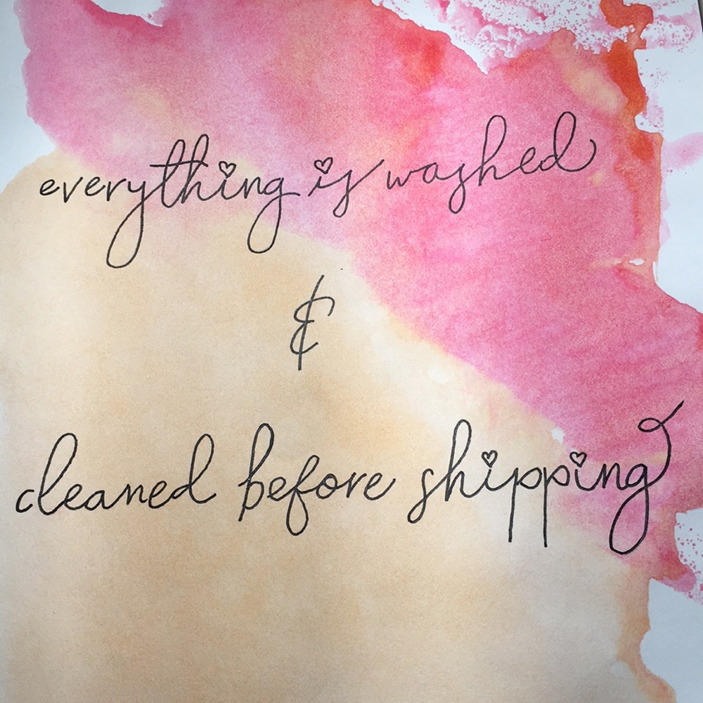 Update about cleanliness about merchandise